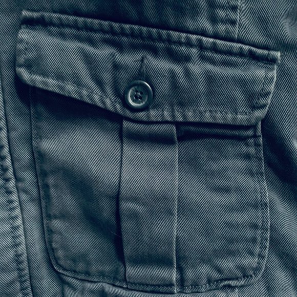 GAP KIDS indigo utility jacket size M/8 - Picture 7 of 10